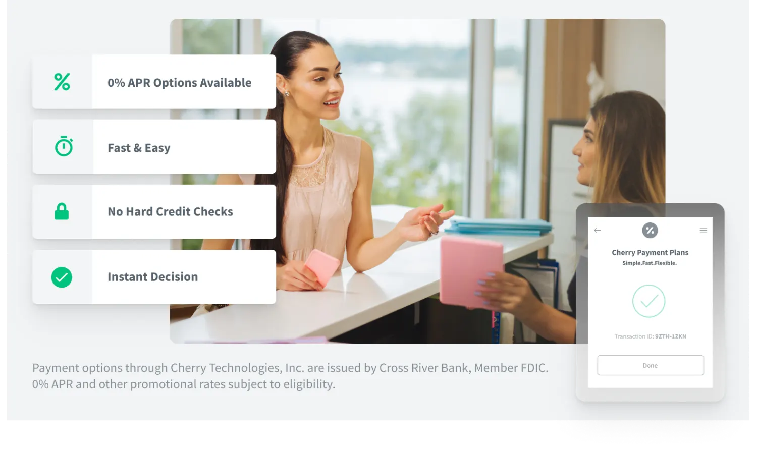 Cherry payment plans