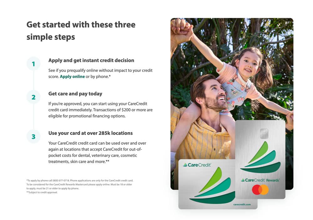 CareCredit financing